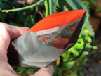 Polished Bloodstone Display Crystal Points and Standing Display Piece x 2 From Swaziland - Toprock Gemstones and Minerals 