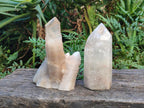 Polished Smokey Quartz Crystals x 2 From Angola - Toprock Gemstones and Minerals 