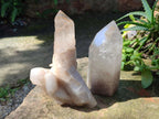 Polished Smokey Quartz Crystals x 2 From Angola - Toprock Gemstones and Minerals 