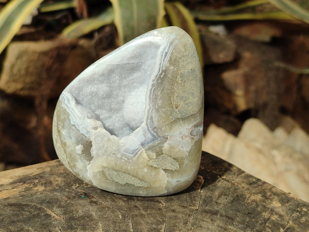 Polished Blue Lace Agate Free Forms x 4 From Nsanje, Malawi - Toprock Gemstones and Minerals 