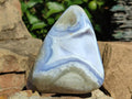 Polished Blue Lace Agate Free Forms x 4 From Nsanje, Malawi - Toprock Gemstones and Minerals 