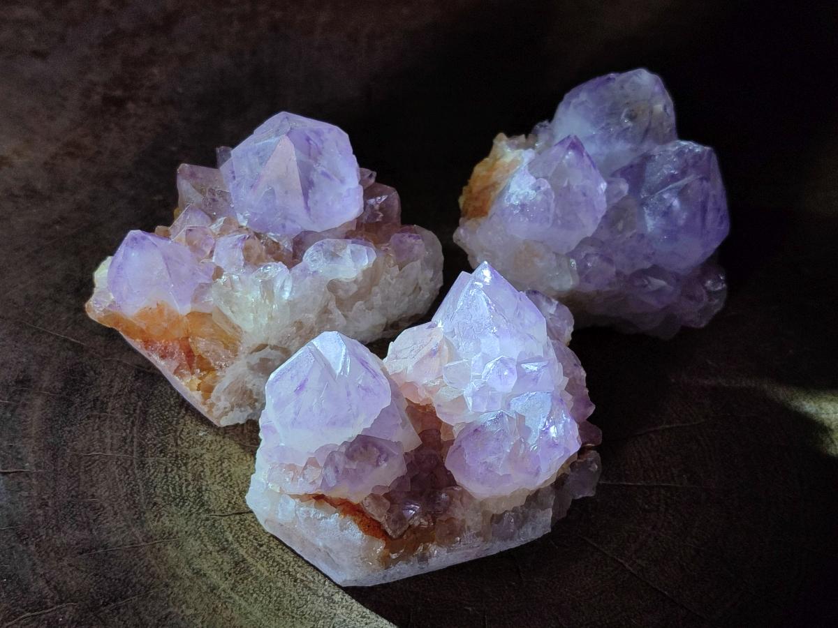 Natural Spirit Amethyst Clusters x 12 From Boekenhouthoek, South Africa - Toprock Gemstones and Minerals 