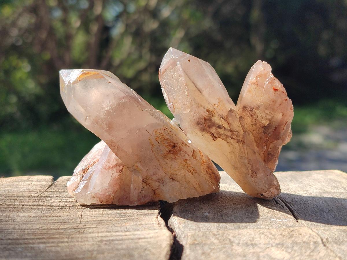 Natural Red Hematoid Quartz Crystals x 35 From Karoi, Zimbabwe - Toprock Gemstones and Minerals 