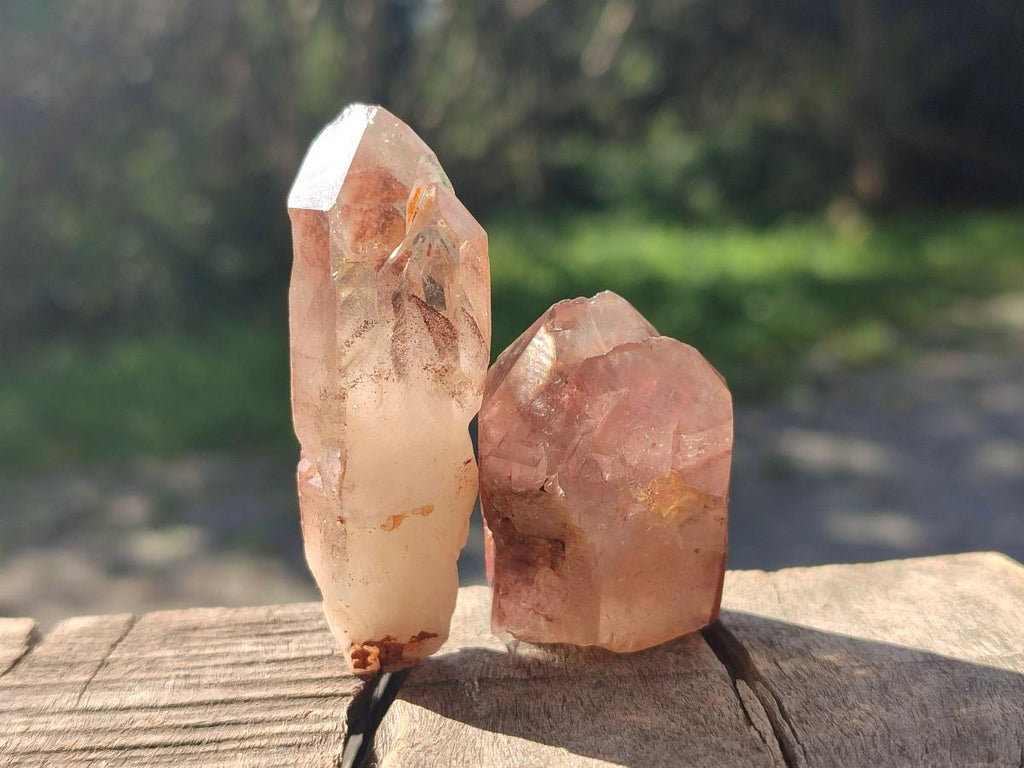 Natural Red Hematoid Quartz Crystals x 35 From Karoi, Zimbabwe - Toprock Gemstones and Minerals 