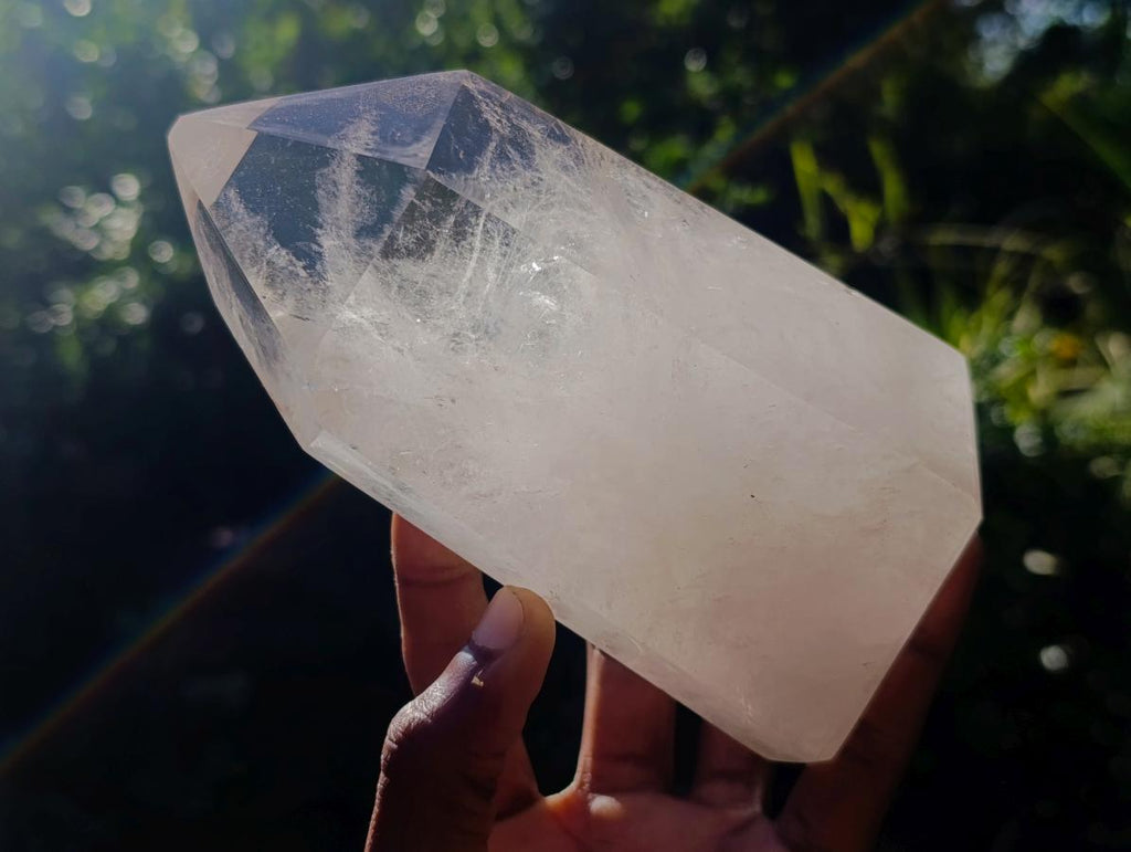 Polished Clear Quartz Display Crystals x 4 From Madagascar - Toprock Gemstones and Minerals 