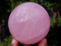Polished Gemmy Star Rose Quartz Spheres x 2 From Madagascar - Toprock Gemstones and Minerals 