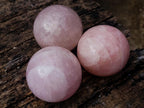 Polished Gemmy Star Rose Quartz Spheres x 2 From Madagascar - Toprock Gemstones and Minerals 
