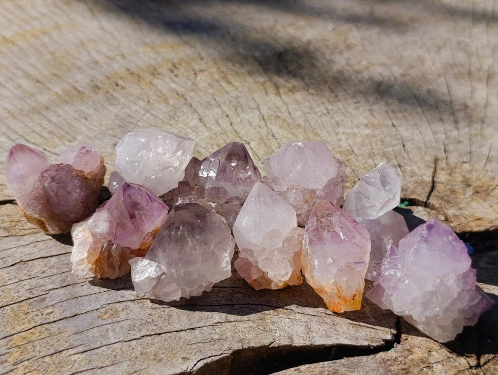 Natural Spirit Amethyst Single Crystals x 35 From Boekenhouthoek, South Africa - Toprock Gemstones and Minerals 