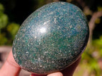 Polished Fuchsite Quartz Galets x 24 From Andakatany, Madagascar - Toprock Gemstones and Minerals 