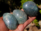 Polished Fuchsite Quartz Galets x 24 From Andakatany, Madagascar - Toprock Gemstones and Minerals 