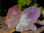 Natural Jacaranda Amethyst Single Crystals x 24 From Mumbwa, Zambia - Toprock Gemstones and Minerals 