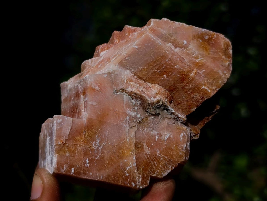 Natural Rhombohedral Sunset Orange Calcite Specimens x 12 From Spitzkop, Namibia - Toprock Gemstones and Minerals 
