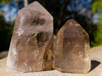 Polished Clear Smokey Quartz Crystals x 6 From Madagascar - Toprock Gemstones and Minerals 