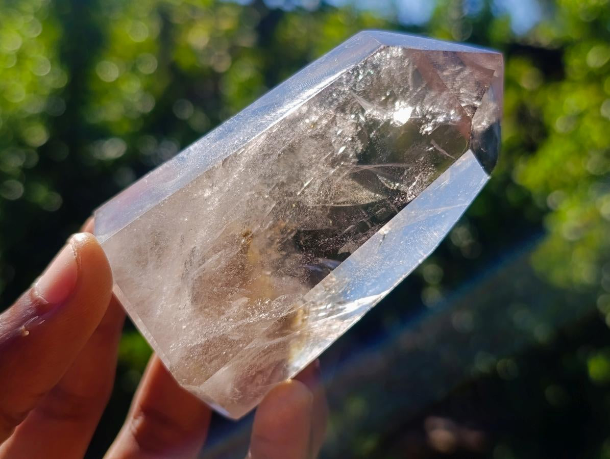 Polished Clear Smokey Quartz Crystals x 6 From Madagascar - Toprock Gemstones and Minerals 