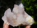 Natural Pale Lilac Spirit Amethyst Clusters x 2 From Boekenhouthoek, South Africa - Toprock Gemstones and Minerals 