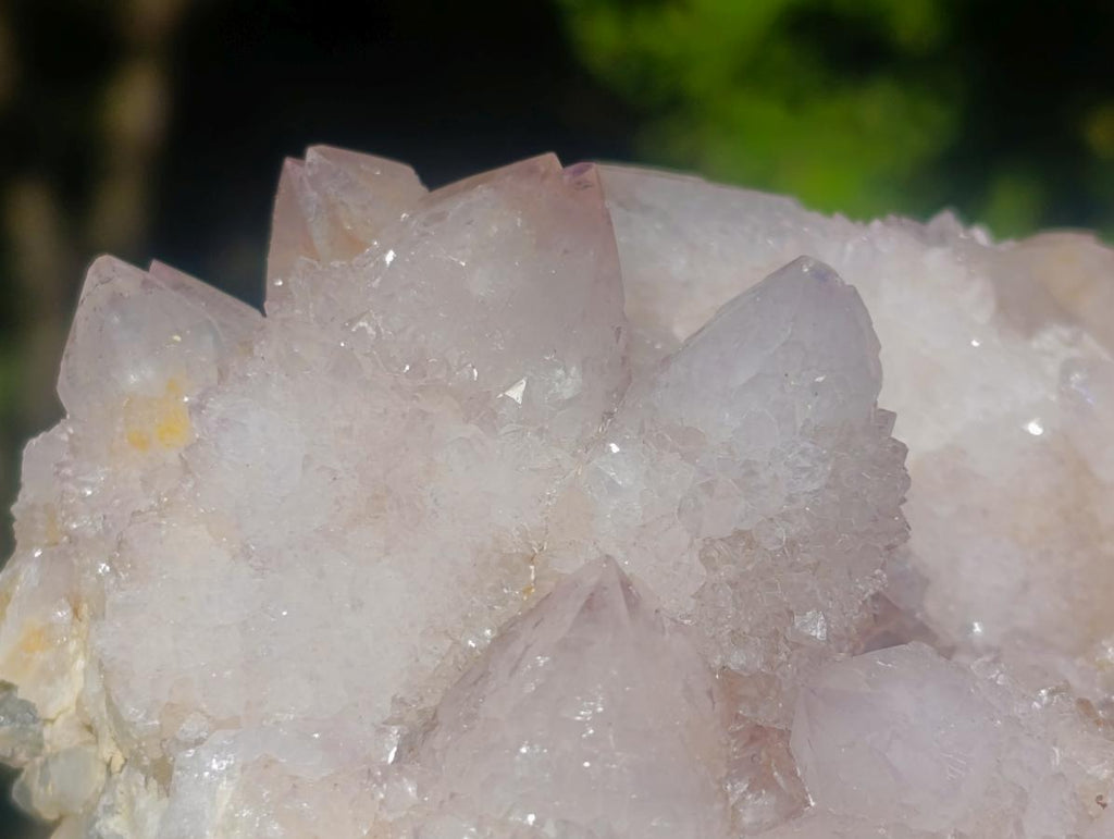 Natural Pale Lilac Spirit Amethyst Clusters x 2 From Boekenhouthoek, South Africa - Toprock Gemstones and Minerals 