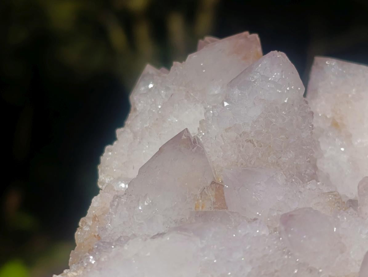 Natural Pale Lilac Spirit Amethyst Clusters x 2 From Boekenhouthoek, South Africa - Toprock Gemstones and Minerals 