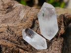 Polished Pendant Size Double Terminated Clear Quartz Crystals x 35 From Madagascar - Toprock Gemstones and Minerals 