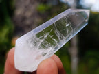 Polished Pendant Size Double Terminated Clear Quartz Crystals x 35 From Madagascar - Toprock Gemstones and Minerals 