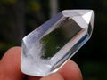 Polished Pendant Size Double Terminated Clear Quartz Crystals x 35 From Madagascar - Toprock Gemstones and Minerals 