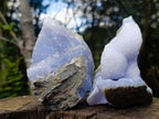 Natural Blue Lace Agate Specimens x 6 From Nsanje, Malawi - Toprock Gemstones and Minerals 
