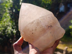 Polished On One Side Large Smokey Quartz Crystal x 1 From Angola - Toprock Gemstones and Minerals 
