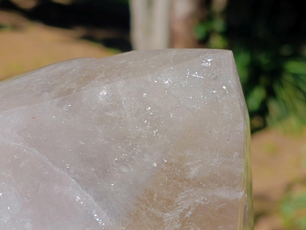 Polished On One Side Large Smokey Quartz Crystal x 1 From Angola - Toprock Gemstones and Minerals 
