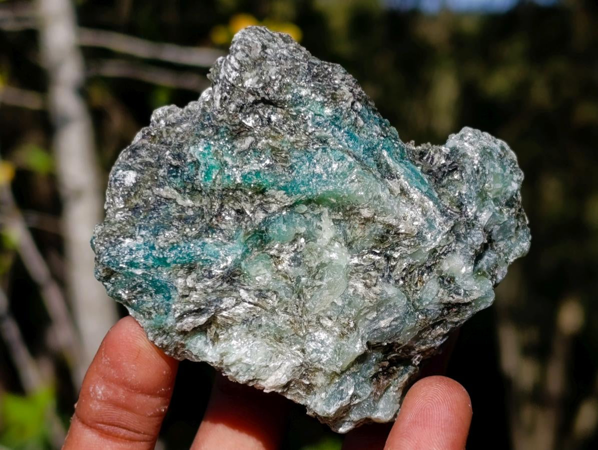 Natural Emerald Mica 'Mutokolite' Cobbed Specimens x 6 From Mutoko, Zimbabwe - Toprock Gemstones and Minerals 