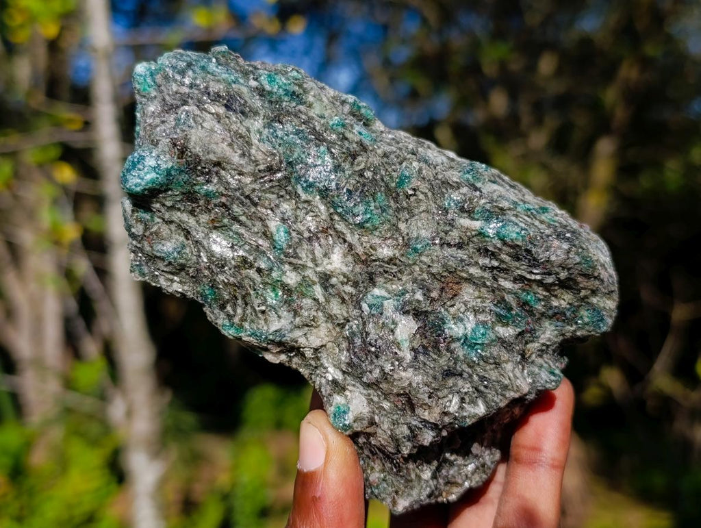 Natural Emerald Mica 'Mutokolite' Cobbed Specimens x 6 From Mutoko, Zimbabwe - Toprock Gemstones and Minerals 