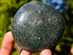 Polished Fuchsite Quartz Galets x 24 From Andakatany, Madagascar - Toprock Gemstones and Minerals 
