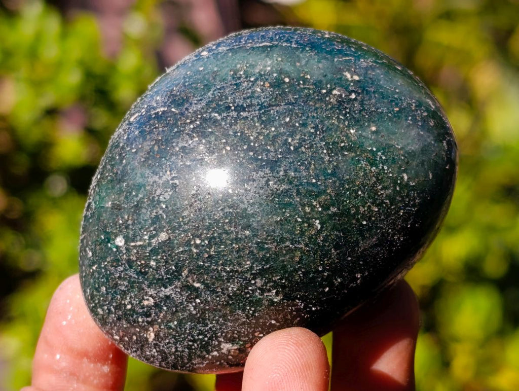 Polished Fuchsite Quartz Galets x 24 From Andakatany, Madagascar - Toprock Gemstones and Minerals 