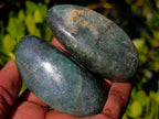 Polished Fuchsite Quartz Galets x 24 From Andakatany, Madagascar - Toprock Gemstones and Minerals 