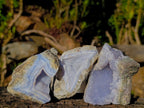 Natural Blue Lace Agate Specimens x 24 From Nsanje, Malawi - Toprock Gemstones and Minerals 