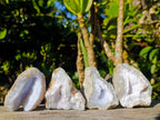 Natural Blue Lace Agate Specimens x 24 From Nsanje, Malawi - Toprock Gemstones and Minerals 