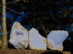 Natural Blue Lace Agate Specimens x 24 From Nsanje, Malawi - Toprock Gemstones and Minerals 