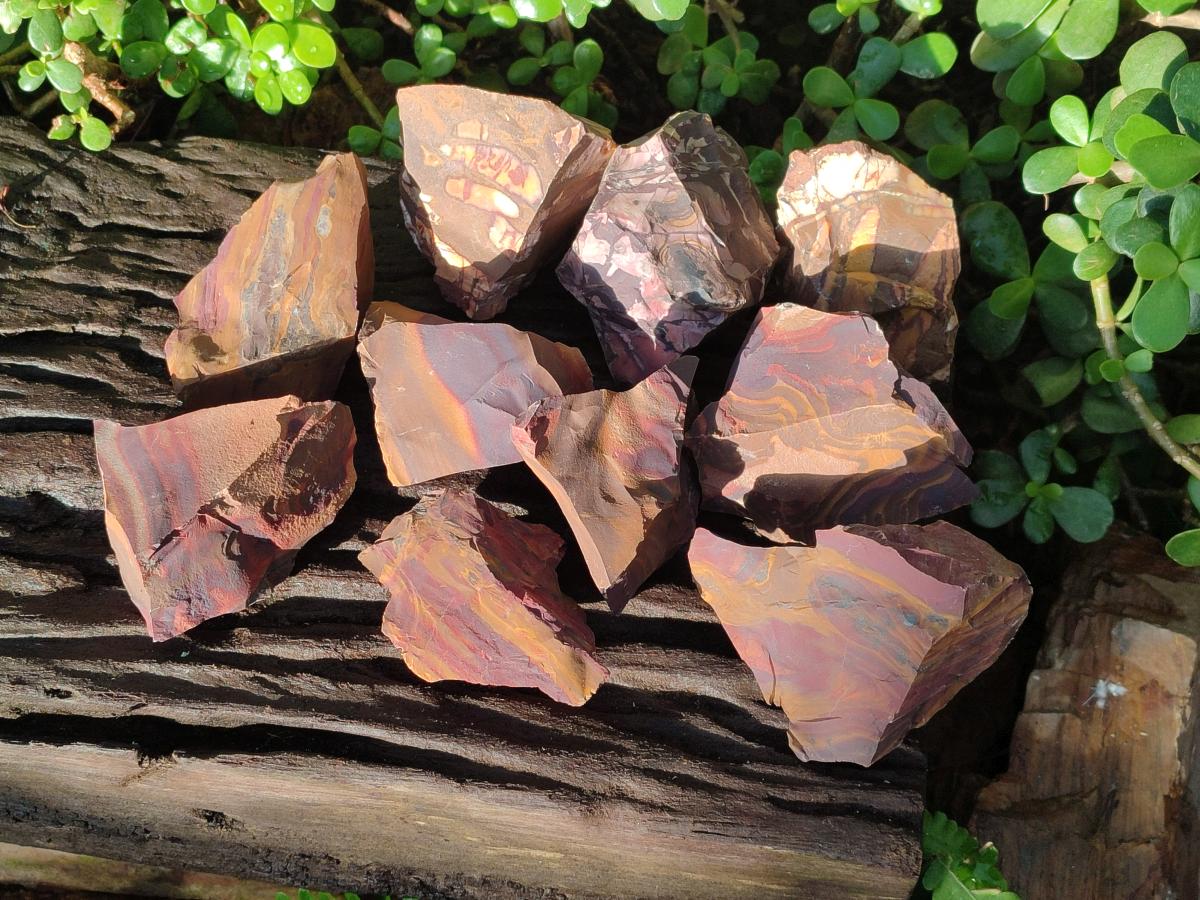 Natural Nguni Jasper Cobbed Specimens x 12 From Northern Cape, South Africa - Toprock Gemstones and Minerals 