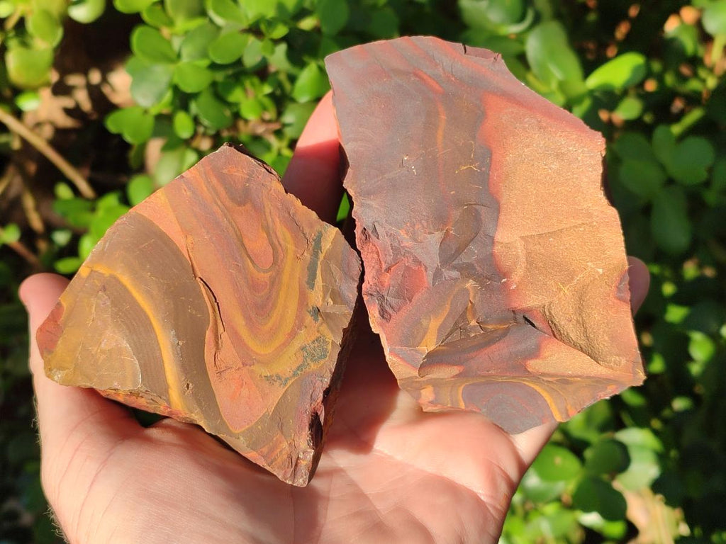 Natural Nguni Jasper Cobbed Specimens x 12 From Northern Cape, South Africa - Toprock Gemstones and Minerals 