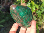 Polished Chrome Verdite Gemstone Standing Display Pieces x 3 From Zimbabwe - Toprock Gemstones and Minerals 