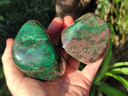Polished Chrome Verdite Gemstone Standing Display Pieces x 3 From Zimbabwe - Toprock Gemstones and Minerals 