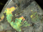 Polished Rare Purple Sunset Flash Labradorite Standing Display Pieces x 3 From Madagascar - Toprock Gemstones and Minerals 