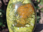 Polished Green Opal Standing Display Pieces x 2 From Betroka, Madagascar - Toprock Gemstones and Minerals 