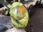 Polished Green Opal Standing Display Pieces x 2 From Betroka, Madagascar - Toprock Gemstones and Minerals 