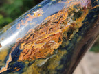 Polished Nellite Tigers Eye Standing Display Pieces x 2 From Prieska, South Africa - Toprock Gemstones and Minerals 
