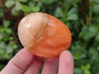 Polished Orange Twist Calcite Galets x 24 From Maevantanana, Madagascar - Toprock Gemstones and Minerals 