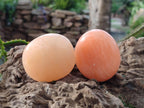 Polished Orange Twist Calcite Galets x 24 From Maevantanana, Madagascar - Toprock Gemstones and Minerals 