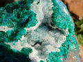 Natural Large Dioptase on Dolomite Specimen x 1 From Kimpese, Congo - Toprock Gemstones and Minerals 