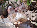 Natural Red Hematoid Quartz Crystals and Clusters x 6 From Karoi, Zimbabwe - Toprock Gemstones and Minerals 