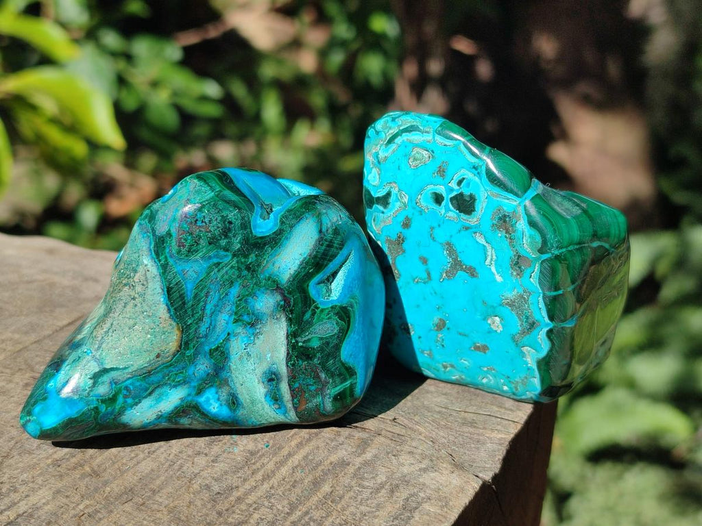 Polished Malacolla Free Forms x 12 From Kulukuluku, Congo - Toprock Gemstones and Minerals 