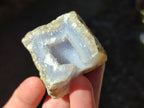 Natural Blue Lace Agate Geode Specimens x 12 From Nsanje, Malawi - Toprock Gemstones and Minerals 