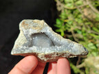 Natural Blue Lace Agate Geode Specimens x 12 From Nsanje, Malawi - Toprock Gemstones and Minerals 